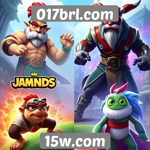 Jogos populares disponíveis em 017brl.com